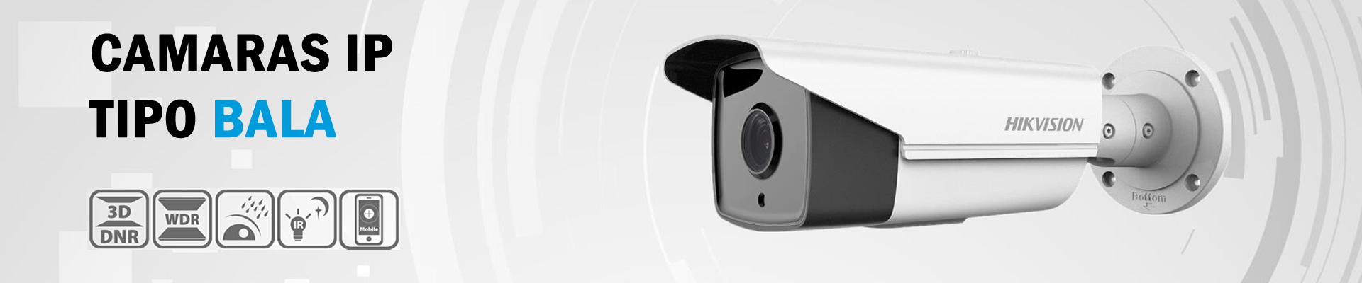 camaras ip tipo bala hikvision